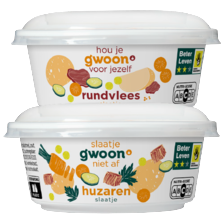 g'woon rundvlees- of huzarenslaatje